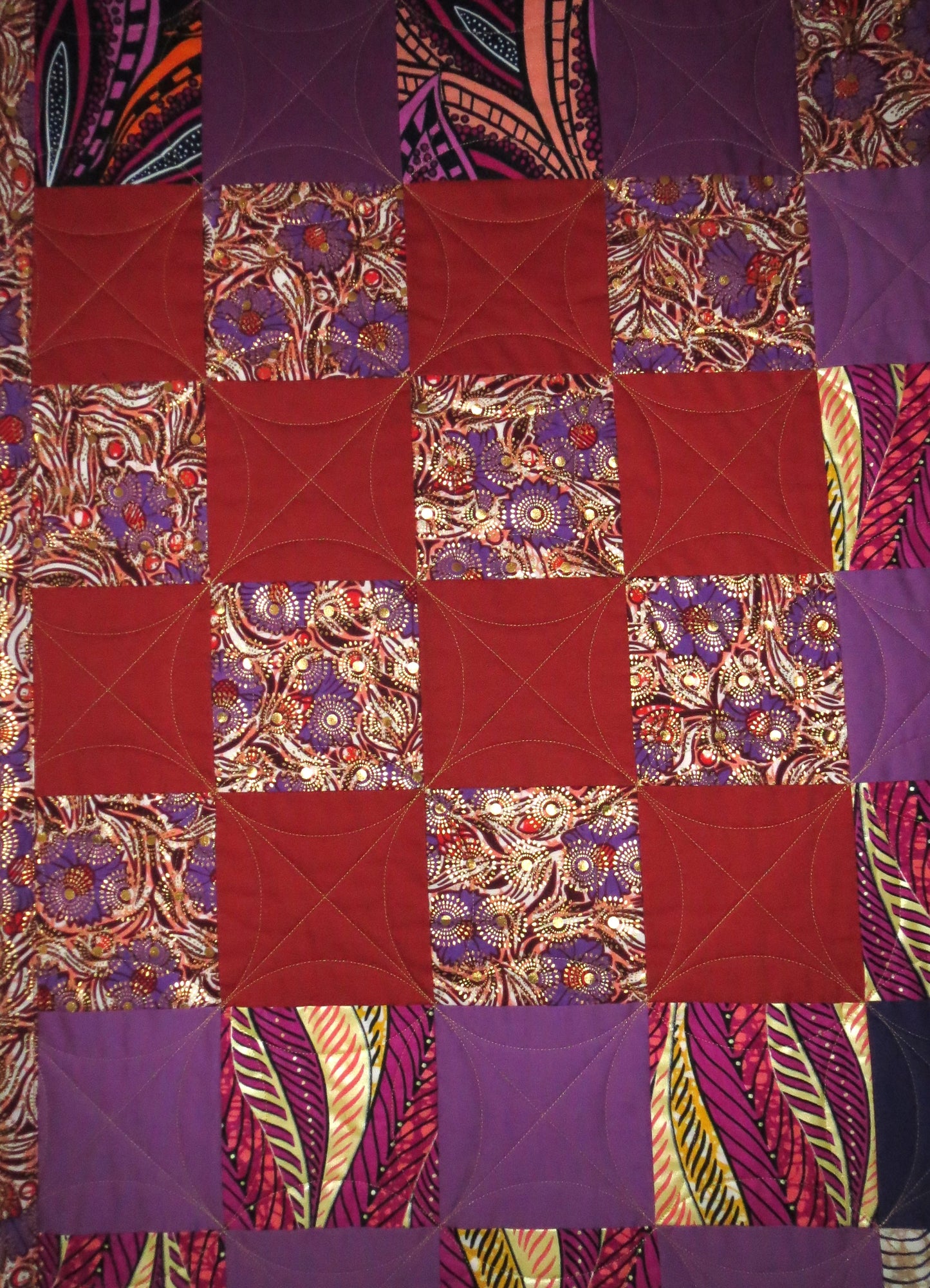 LC Purple Quilt No 1