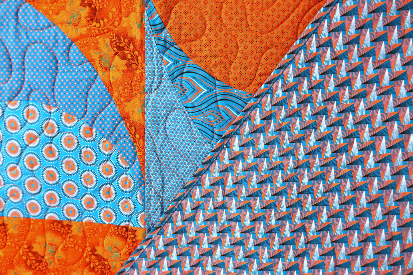 SH Turquoise & Orange Single No 1